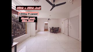 1300sq ft कार्पेट वाला 2Bhk Jodi flat car parking के साथ realestate miraroad home property [upl. by Ennagrom]