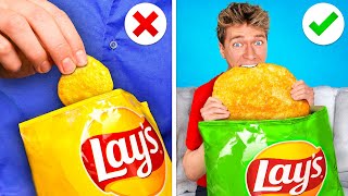 Most Shocking DIY Food Hacks To Prank Your Friends 1000 Satisfying Mini vs Giant Art Challenges [upl. by Riha970]