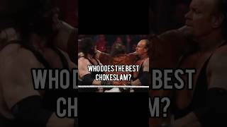 Who Does The Best Chokeslam wwe kane undertaker bigshow wrestling chokeslam deadman shorts [upl. by Appleton]