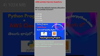 Python generated video short pythontutorialtelugu job amazonwebservices etl awslambda telugu [upl. by Nodyarg]