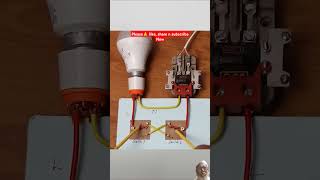 Staircase wiring with two way switch demonstration shorts diywiring tranding shortsfeed [upl. by Hewet519]