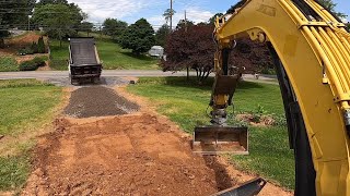 Building a driveway entrance [upl. by Salomon310]