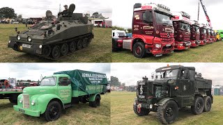 Commercials amp Military at the Great Rempstone steam amp country show [upl. by Ahsiuqet]