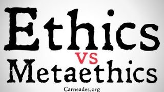 Ethics vs Metaethics Philosophical Distinction [upl. by Devina]