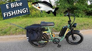 E bike Panfishing trip Nakto F4 Outdoor Adventure [upl. by Aninat187]