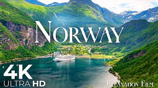 Norway 4K Ultra HD  Land of Fjords  Scenic Relaxation Film with Peaceful Relaxing Music [upl. by Falito]