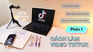 Cách Làm Video TikTok Phần 1 How I make TikTok videos  Happy Hidari [upl. by Palua]