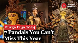 Durga Puja 2024 Check Out The 7 Best Pandals You Cant Miss This Year In Kolkata  Navratri 2024 [upl. by Curt]