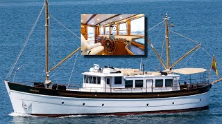 €695000 LONG RANGE Explorer Yacht FOR SALE  Fully Refitted MY Ferrara [upl. by Ttereve410]