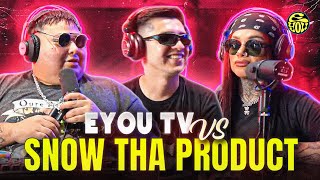 SNOW THA PRODUCT vs EYOU TV  SNOW VIENE AL ESTUDIO A REGAÑARNOS [upl. by Gnas]