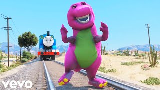 Barney Theme Song 🎵 GTA 5 Official Music Video [upl. by Onateyac]