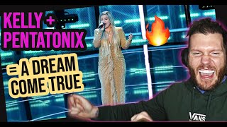 Kelly Clarkson HIGHER LOVE Reaction  Kelly Clarkson and PENTATONIX Reaction  BBMAs 2020 [upl. by Namaj]