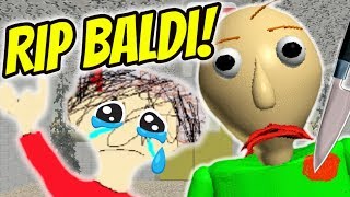 I KILLED BALDI AND PLAYTIME IS MAD  Baldi Dies  Baldis Basics Mod [upl. by Wolford]