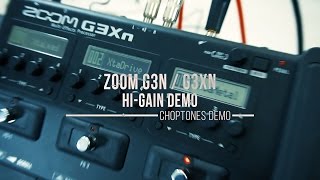 Zoom G3Xn  HiGain Demo amp Playthrough G3n [upl. by Thirzi61]