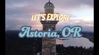 Lets Explore Astoria Oregon Tour and Things to Do 4K [upl. by Ahsinaj394]