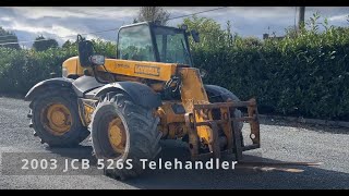 2003 JCB 526S Telehandler [upl. by Saideman]