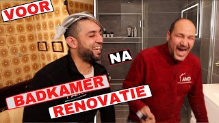 Badkamer renovatie bij mijn buurman met veel humor [upl. by Mlohsihc]