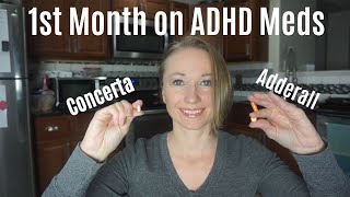 1st Month on ADHD Meds  Concerta vs Adderall [upl. by Jacqueline]