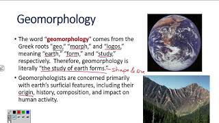 Introduction to Geomorphology [upl. by Eiddam]