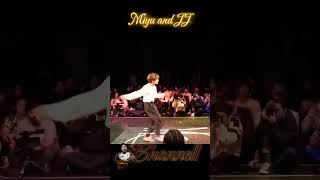 miyu amp jj dance dance dancer bboy streetdance hiphop dancebattle breakdance viralshort asmr [upl. by Hgielrak]