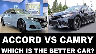 2022 Honda Accord Vs 2022 Toyota Camry Which Is The Better Value [upl. by Bakki]