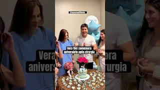 Rodrigo Faro homenageia Vera Viel 🥳🎁 RodrigoFaro VeraViel aniversario cura cancer [upl. by Dnomsed498]