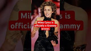 Miley Cyrus is officially a Grammy winner [upl. by Dex]