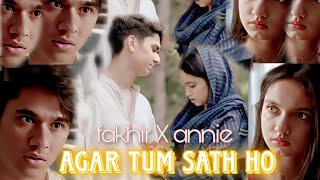 Fakhir and annie romantic scenes 💕 maye ri  mayeri annie fakhir [upl. by Arodaeht]