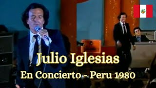 Julio Iglesias en Lima Peru Concierto 1980 [upl. by Elocin]