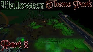 Halloween Themed Steel Coaster Continued  Theme Park Tycoon [upl. by Popper137]