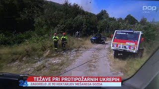 PONOVNI POŽAR KRAS IN SANACIJA 22 07 2024 [upl. by Tengdin]