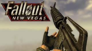 Fallout New Vegas  All Weapons [upl. by Anaujnas]