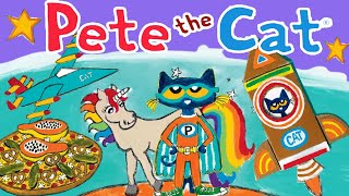 Pete The Cat Collection  Four Pete The Cat Read Aloud Story Books  English Story Books [upl. by Gobert]