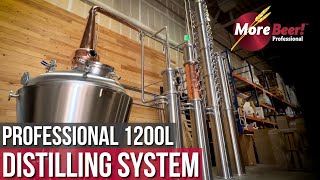 PROFESSIONAL 1200L Multi Column DISTILLING SYSTEM  MoreBeer Pro [upl. by Erehpotsirhc64]