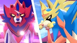 Pokémon Sword amp Shield  Zacian amp Zamazenta Boss Fight [upl. by Adnima]