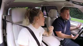 Miley Cyrus  The Climb Carpool Karaoke [upl. by Aurore]