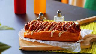 The Best New Way To Eat Hot Dogs Cheesy Pepperoni Pizza Dogs Wrapped In Spaghetti [upl. by Romulus]