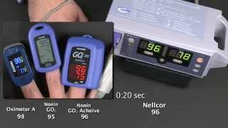 Pulse Oximeter Accuracy – Nonin GO2 Brand Outperforms in Desaturation Test [upl. by Cyndy]