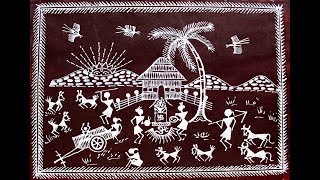 WARLI PAINTING [upl. by Entirb]