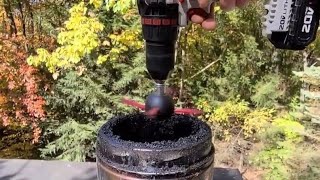 Power Chimney Cleaning SootEater Review [upl. by Wyatan]