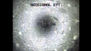 Homokoló kút  GEOSIGNAL Kft  downhole camera [upl. by Yellat]