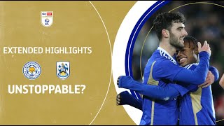 UNSTOPPABLE FOXES  Leicester City v Huddersfield Town extended highlights [upl. by Annawot]