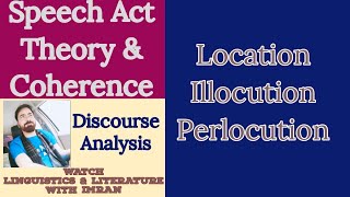 Speech Act Theory amp Coherence Locution Illocution amp perlocution [upl. by Telfore507]