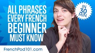 100 Phrases Every French Beginner MustKnow [upl. by Aisha]