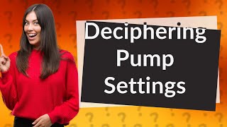 What are the C1 C2 C3 settings on a circulating pump [upl. by Anaidirib967]