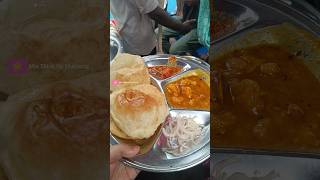 Cheapest Breakfast of Kolkata  Unlimited Sabji 🤤😍 shorts food bengali kolkata india [upl. by Rednaeel]