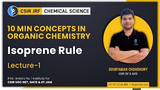 Special ISOPRENE Rule in Hindi For CSIR NET amp GATE Chemistry Exams  Terpenes  Biomolecules [upl. by Oiramad]