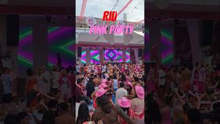 Hotel Riu CancùnCaribeDunamarPalace Peninsula amp Costa Mujeres Pink Party party Part music fun [upl. by Glenine]