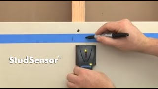 How to Use a Zircon StudSensor Stud Finder to Find Wall Studs [upl. by Lansing326]