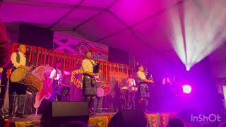 Scottish bagpipers with panjabi Bhangra [upl. by Ahsikin]